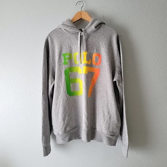 Nwot Polo By Ralph Lauren Men's Logo Hoodie Sweatshirt  Size Large - Picture 8 of 8